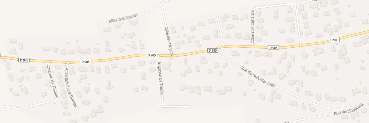 Plan du 64B Av de Chatel Guyon à Saint-Bonnet-près-Riom