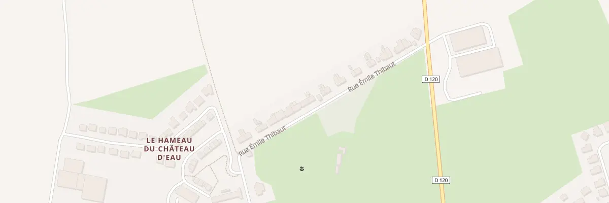 Plan du 13 Rue Emile Thibaut à Mons-en-Pévèle