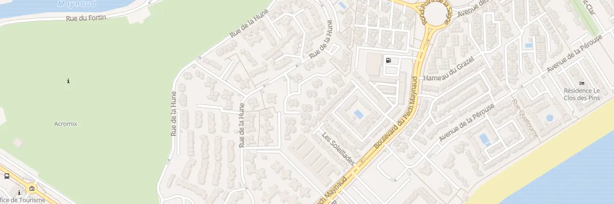 Plan du 755 Rue de la Hune à Gruissan