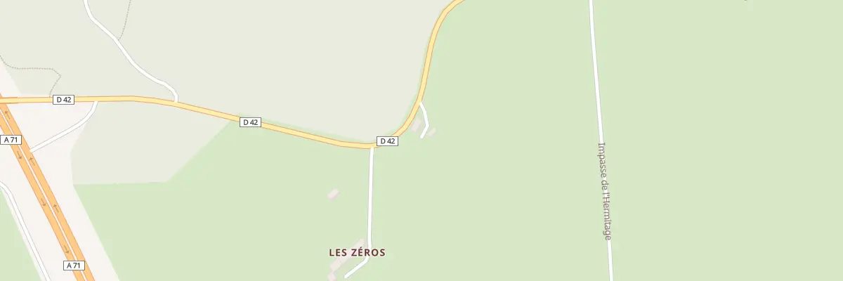 Plan du 1 Rte de la Courcelle à Monestier