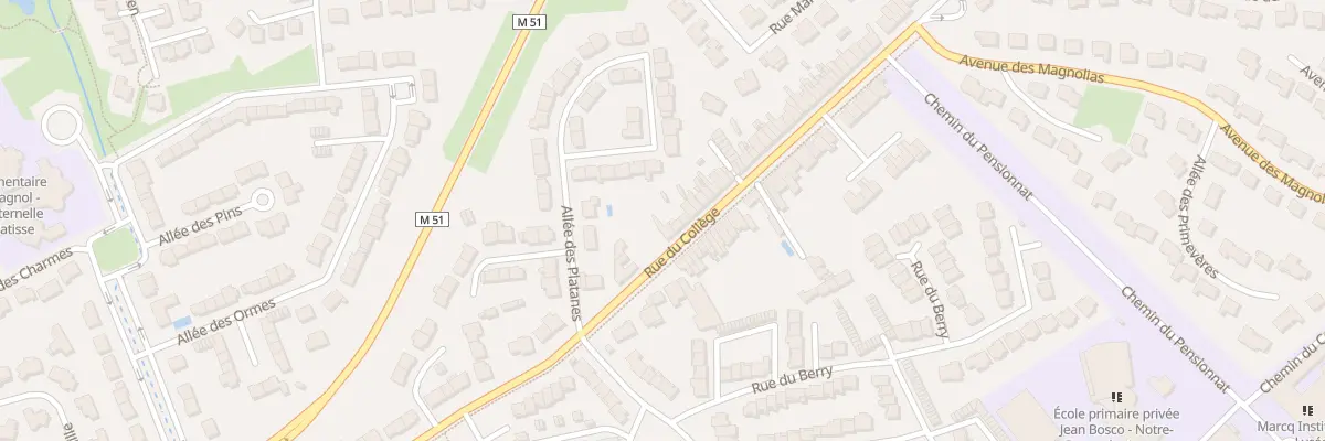 Plan du 49 Rue du Collège à Marcq-en-Barœul