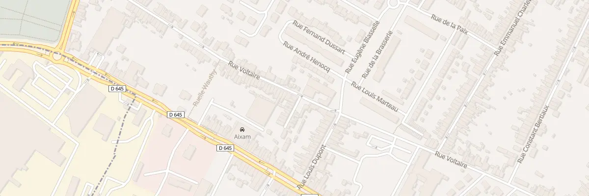 Plan du 465 Rue Voltaire à Sin-le-Noble