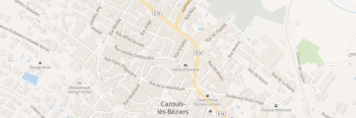 Plan du 19 Rue Condorcet à Cazouls-lès-Béziers