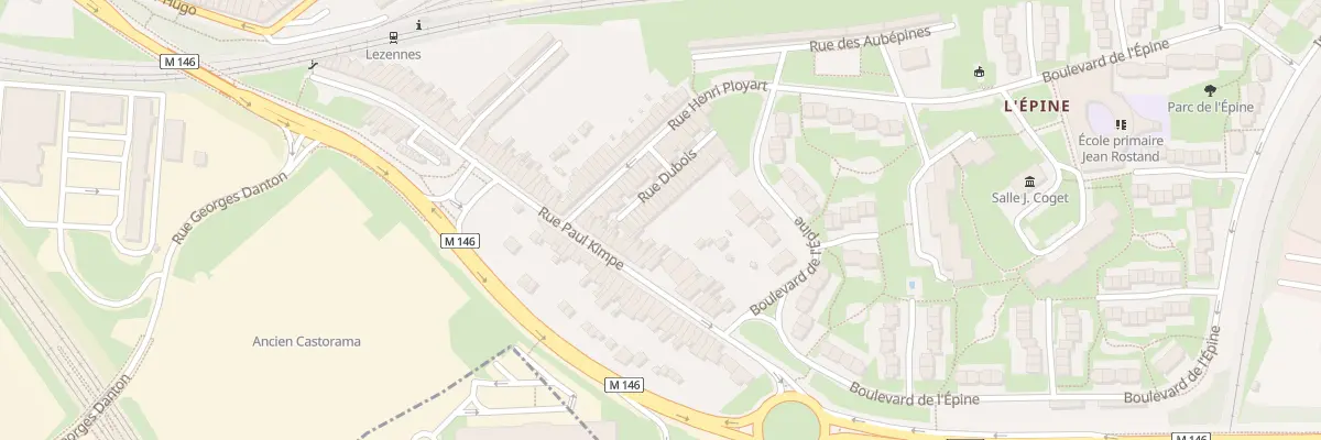 Plan du 95 Rue Paul Kimpe à Lille