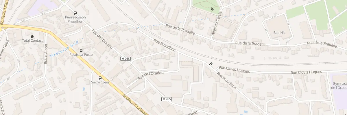 Plan du 34 Rue Proudhon à Clermont-Ferrand
