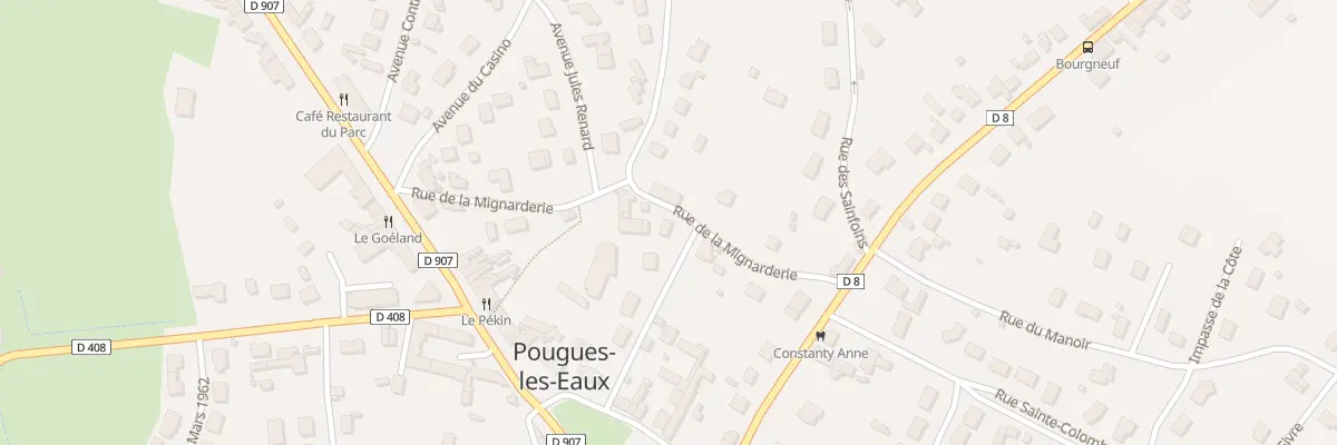 Plan du 205 Rue de la Mignarderie à Pougues-les-Eaux