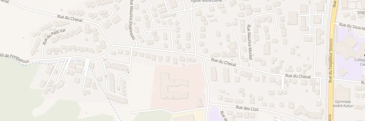 Plan du 85 Rue du Cheval à Clermont-Ferrand