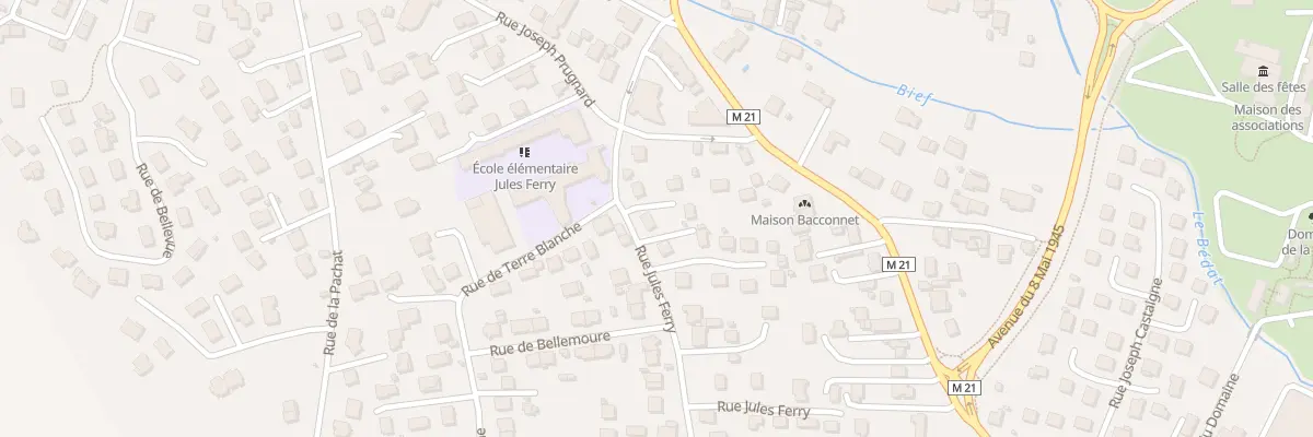 Plan du 13 Rue Jules Ferry à Cébazat