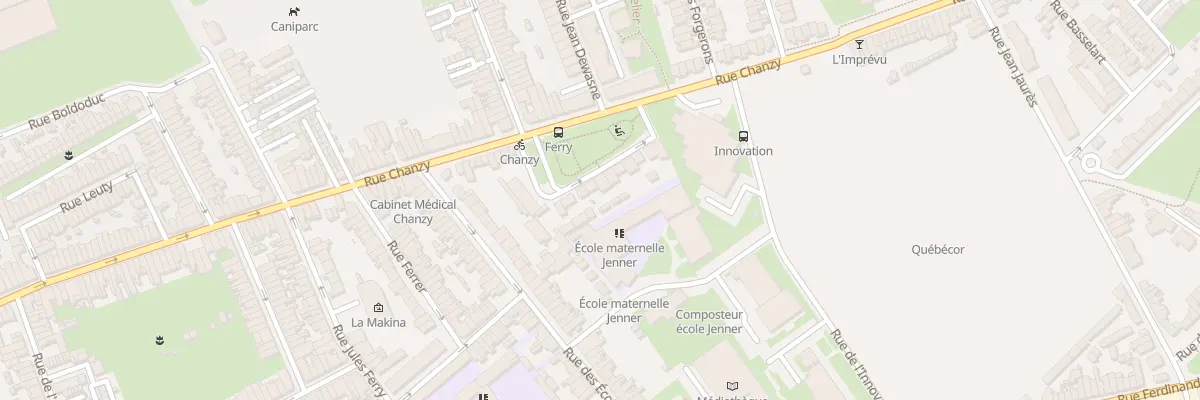 Plan du 205 Rue Chanzy Hellemmes à Lille