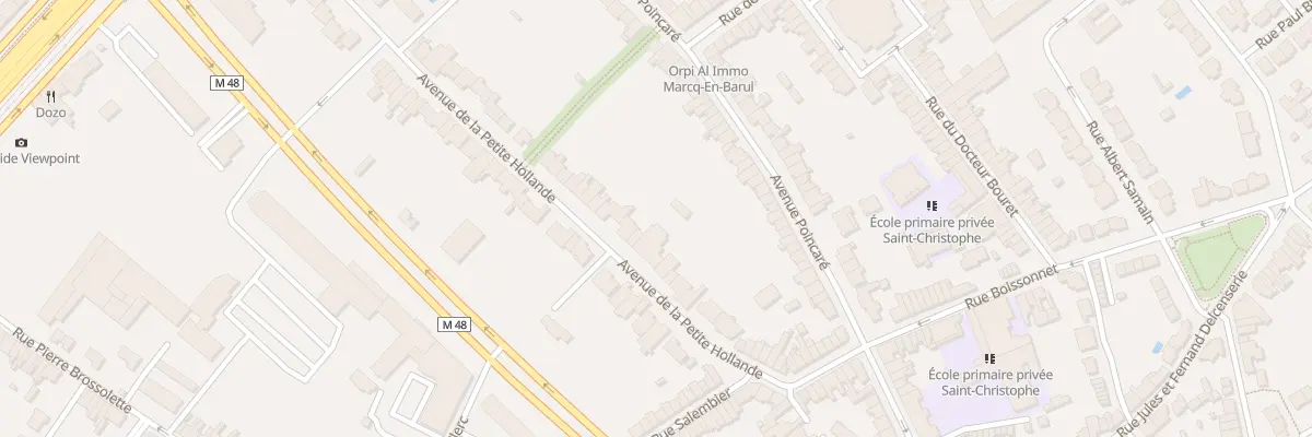 Plan du 59 Rue de la Petite Hollande à Marcq-en-Barœul