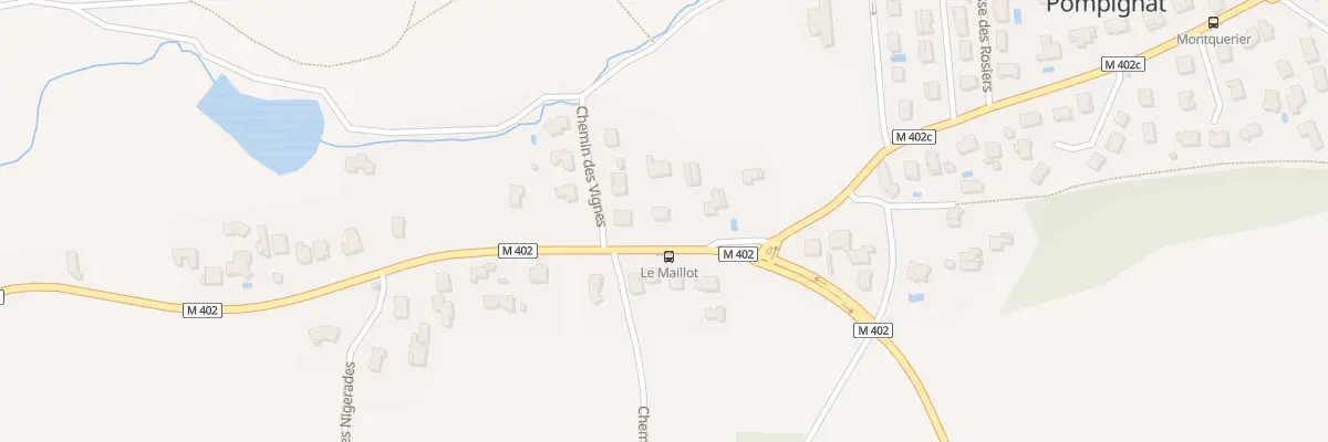 Plan du 87 Rte de Pompignat à Châteaugay