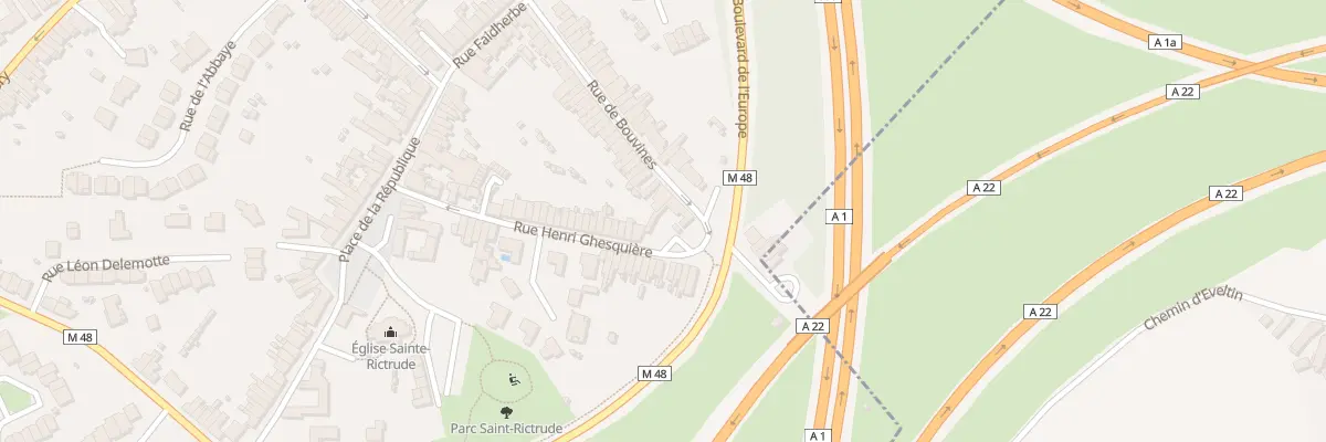 Plan du 124 Rue de Bouvines à Ronchin