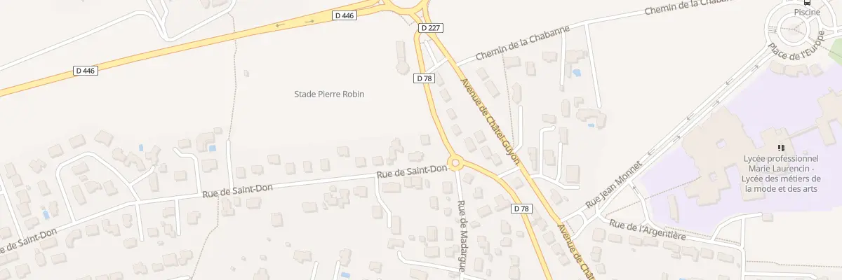 Plan du 58 Rue des Charmettes à Riom