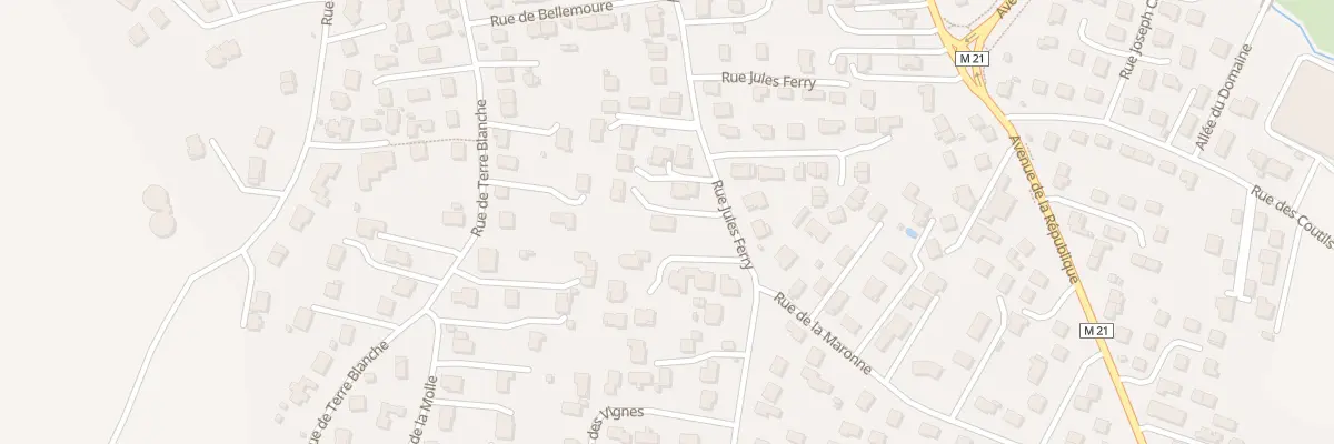 Plan du 44 Rue Jules Ferry à Cébazat