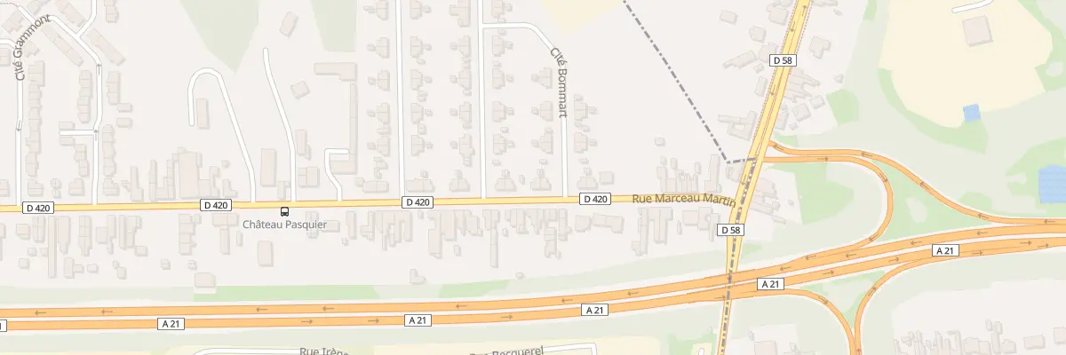 Plan du 77 Vc Bommart à Flers-en-Escrebieux