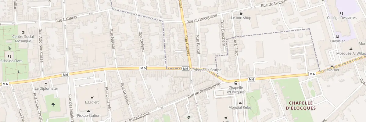 Plan du 13 Rue Victor Hugo à Mons-en-Barœul