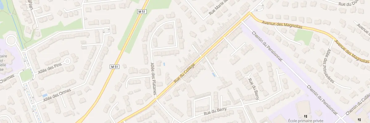 Plan du 55 Rue du Collège à Marcq-en-Barœul