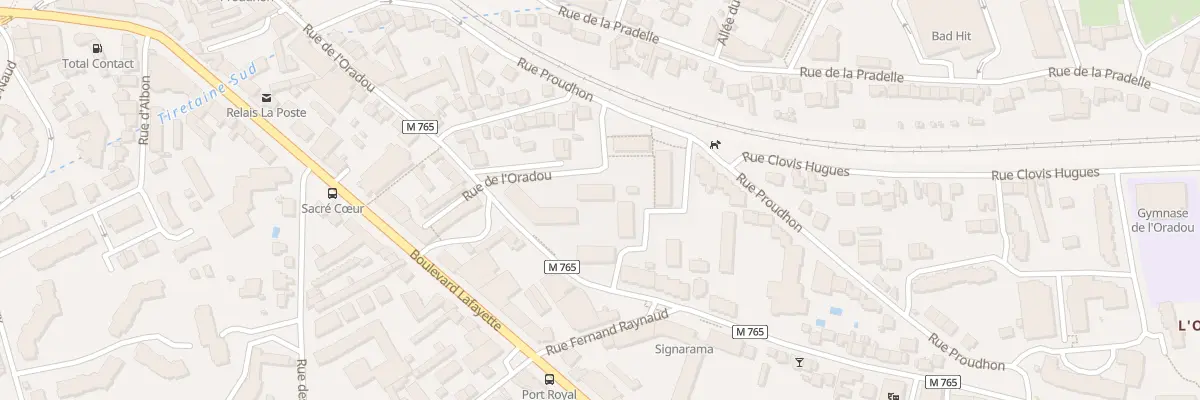 Plan du 36B Rue Proudhon à Clermont-Ferrand