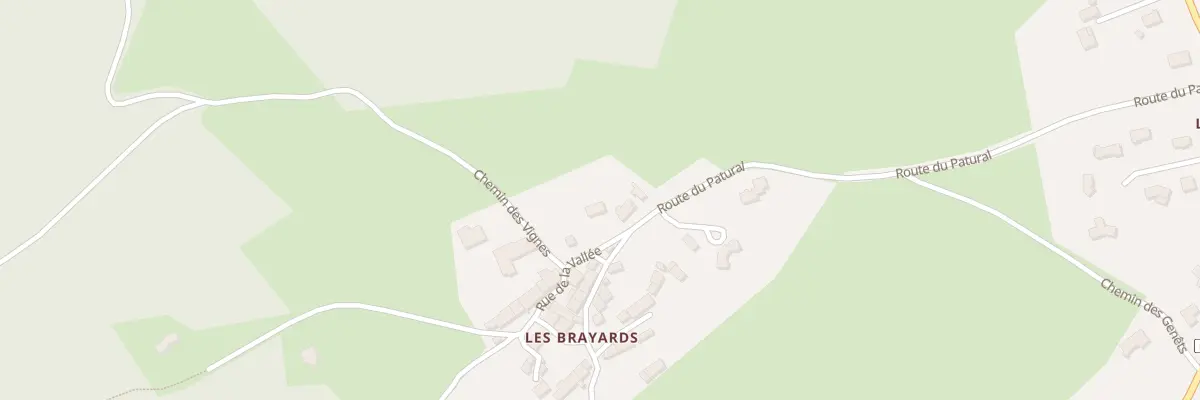Plan du 2 Rue de la Vallee à Champs