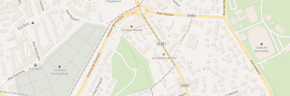 Plan du 3 Imp de l’ORTF à Beaumont