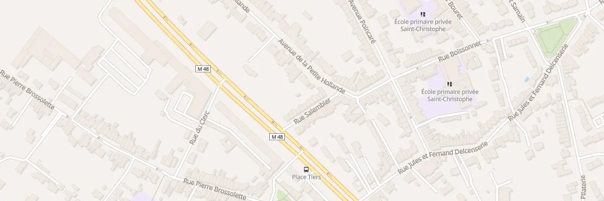 Plan du 14 Rue Salembier à Marcq-en-Barœul