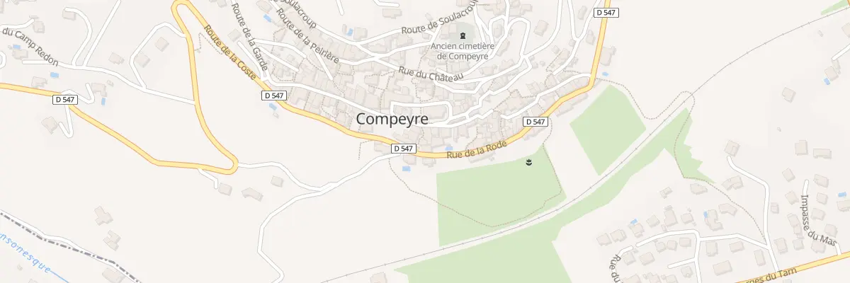 Plan du 27 Sen de la Porte Royale à Compeyre