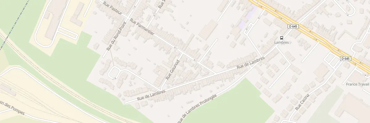 Plan du 9 Rue Gounod à Sin-le-Noble