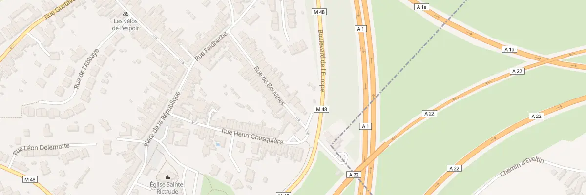 Plan du 93 Rue de Bouvines à Ronchin