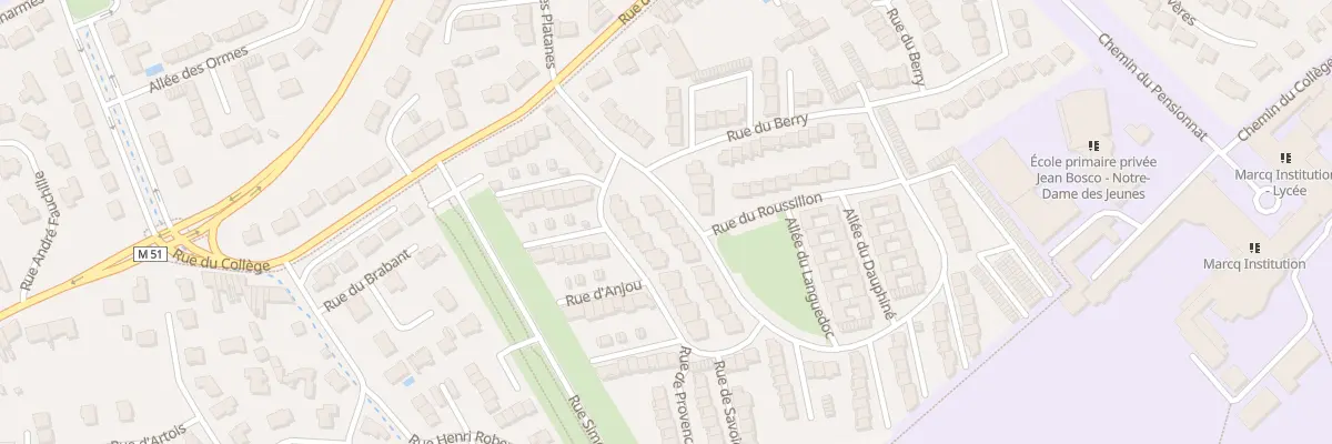 Plan du 14 Rue de Champagne à Marcq-en-Barœul