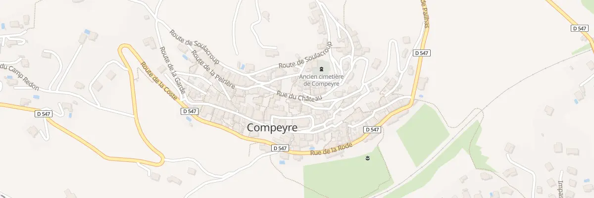 Plan du 5111 Compeyre à Compeyre