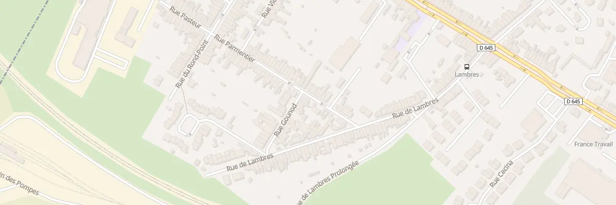 Plan du 5 Rue Gounod à Sin-le-Noble