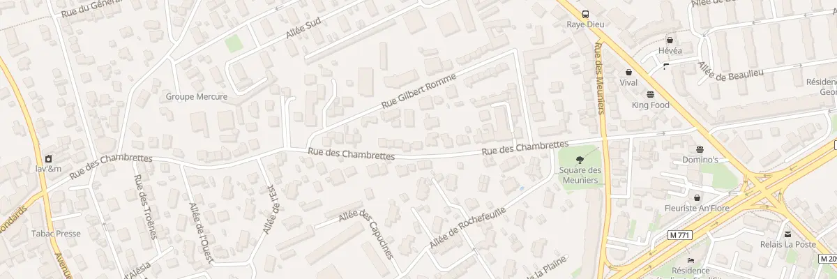 Plan du 61 Rue des Chambrettes à Clermont-Ferrand