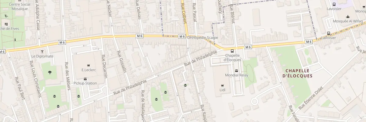 Plan du 131 Rue de Philadelphie à Lille