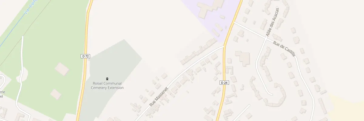 Plan du 37 Rue Massenet à Roisel