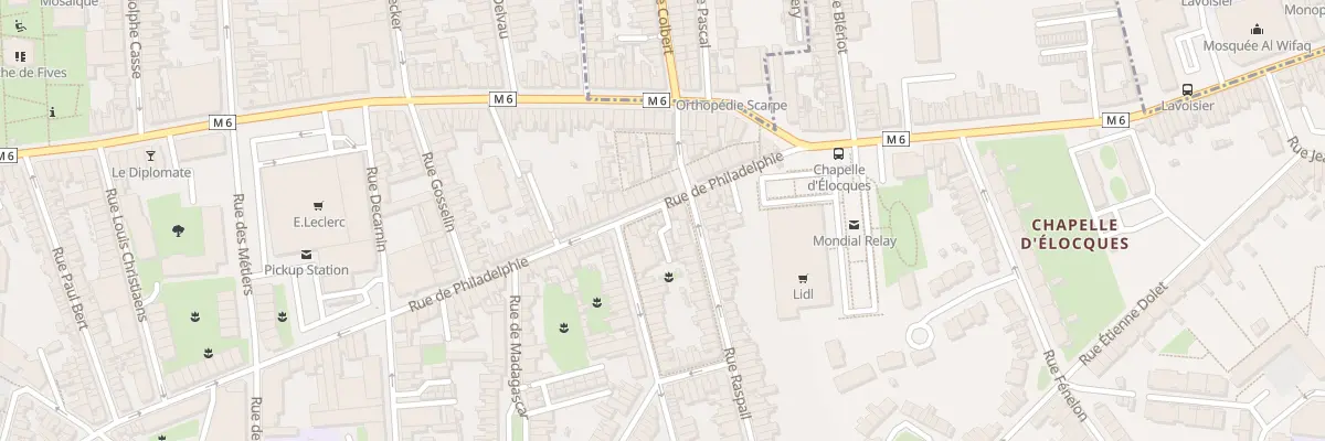 Plan du 150 Rue de Philadelphie à Lille