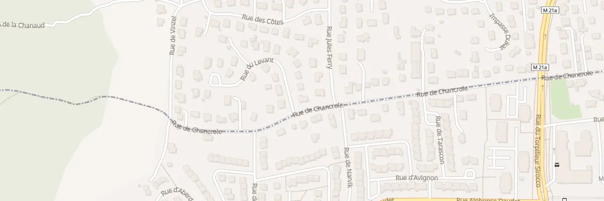 Plan du 2 Rue du Levant à Cébazat