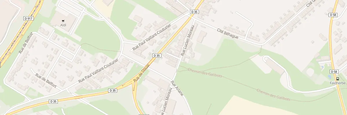 Plan du 122 Rue Lucien Moreau à Waziers
