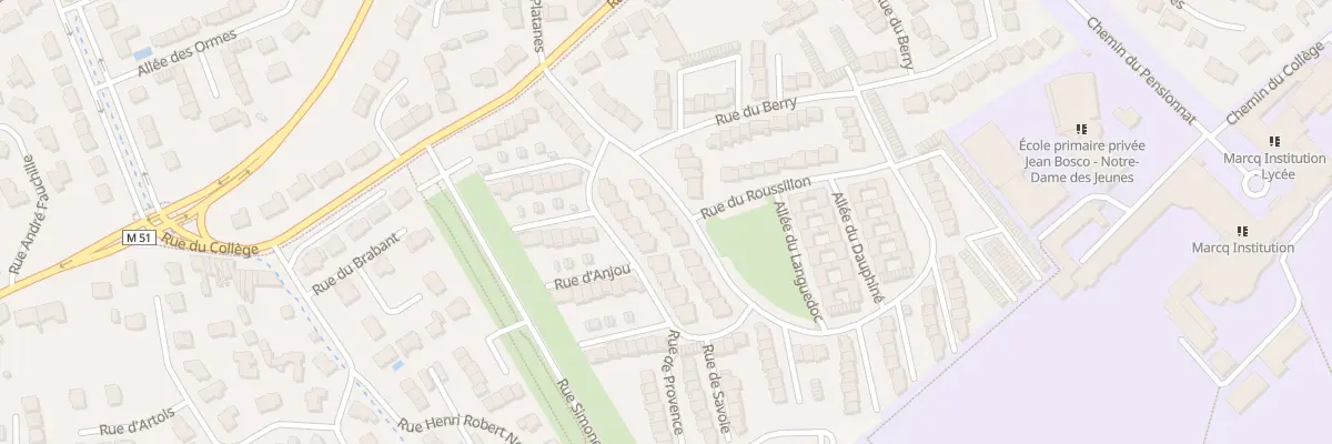 Plan du 16 Rue de Champagne à Marcq-en-Barœul