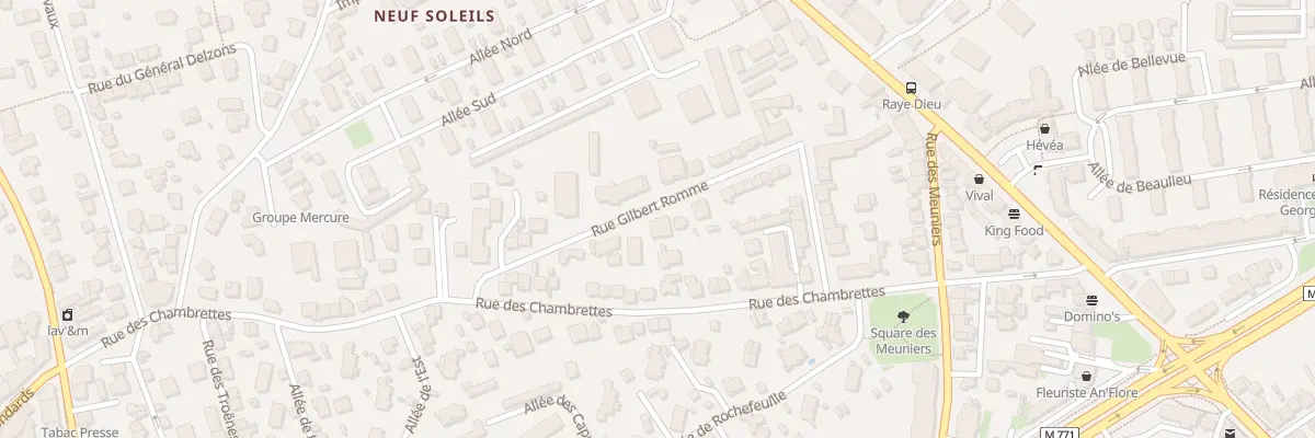 Plan du 22 Rue Gilbert Romme à Clermont-Ferrand
