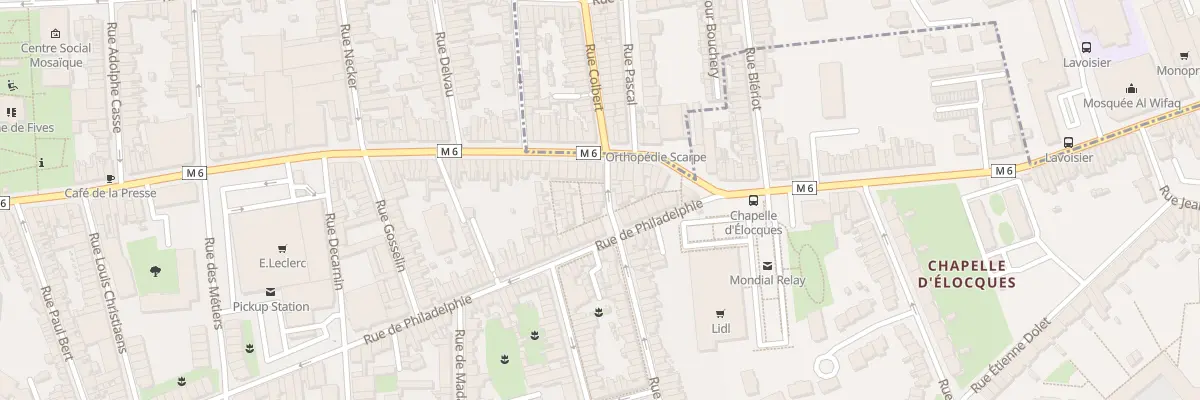 Plan du 4A Rue Raspail à Lille