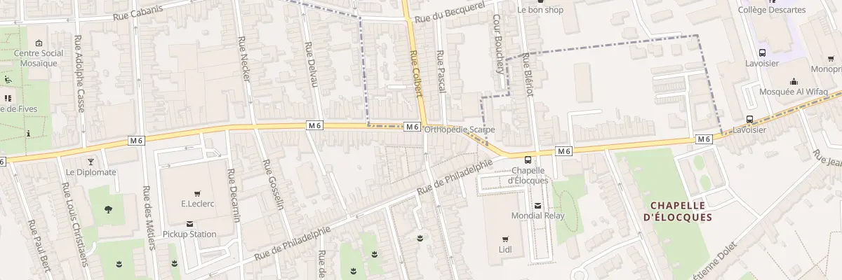 Plan du 170 Rue de Lannoy à Lille