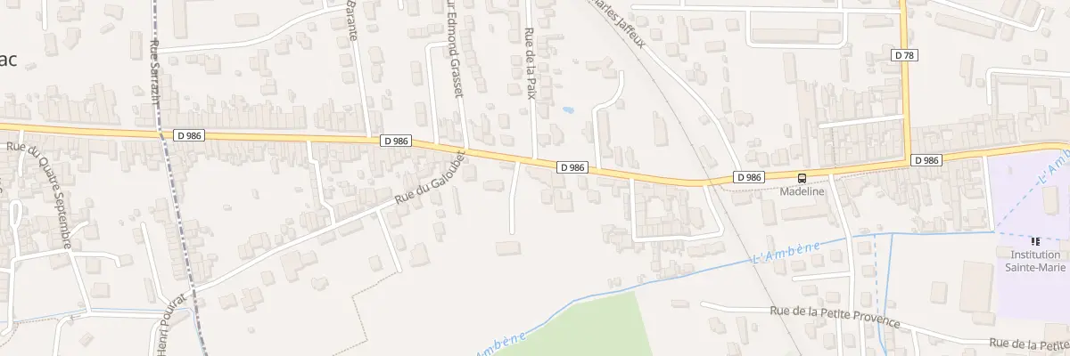 Plan du 20 Av Champ d’Ojardias à Riom