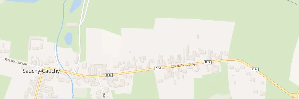 Plan du 29 Rue de la Cauchy à Sauchy-Cauchy