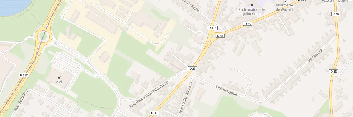 Plan du 8B Rue P Vaillant Couturier à Waziers
