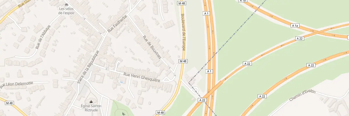 Plan du 101 Rue de Bouvines à Ronchin