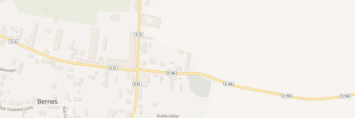 Plan du 9 Rue de Vendelles à Bernes