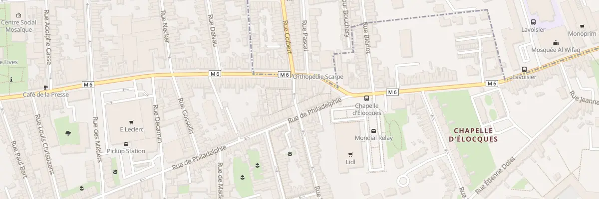 Plan du 5A Rue Raspail à Lille