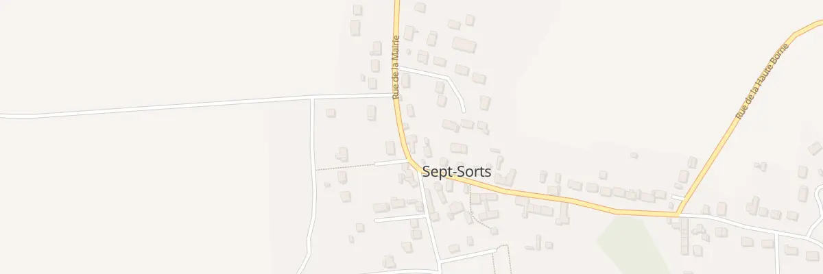 Plan du 28 Rue de la Mairie à Sept-Sorts