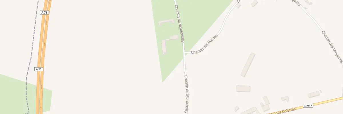Plan du 5013 Montgache à Chezelle