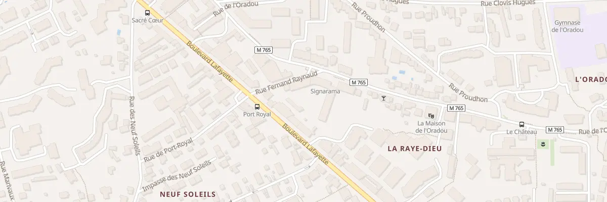 Plan du 115 Bd Lafayette à Clermont-Ferrand